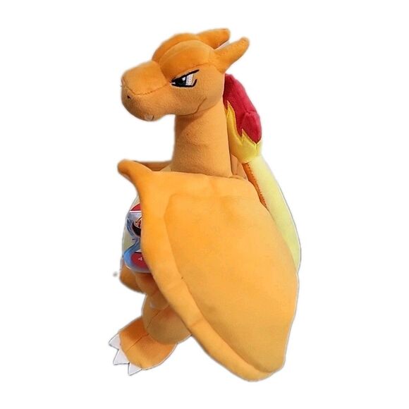 Jazwares WCT Pokemon Charizard 12" Plush Posable Wings Anime Video Games NWT - Picture 2 of 5